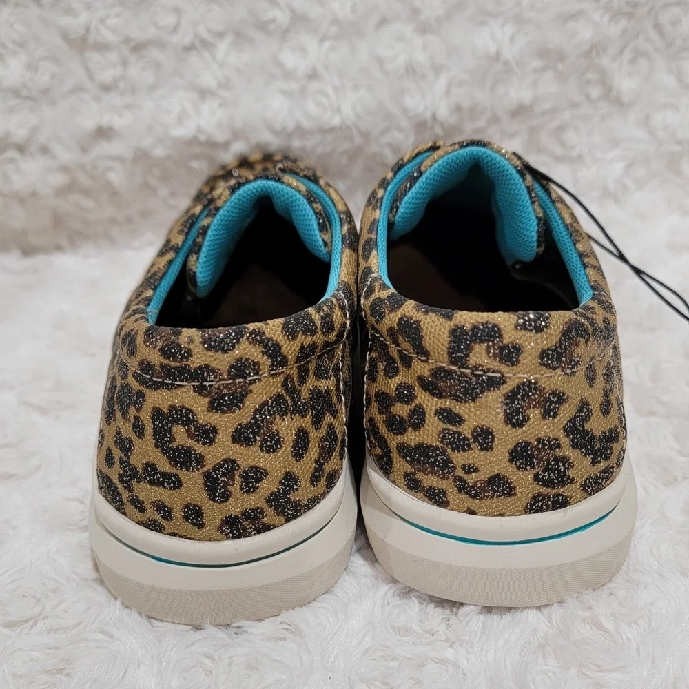 Ariat Youth Kid's 3 Hilo Washed Animal Print Slip On Shoe Loafer NEW